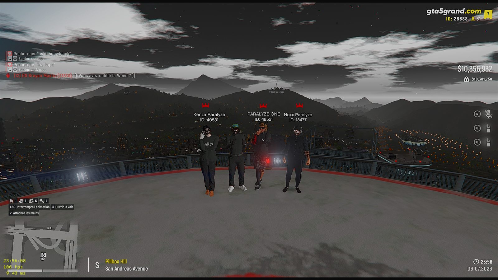 Paralyze FamQ sur GTA V
